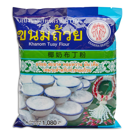 ช้างสามเศียร แป้งขนมถ้วย 1,080 กรัม 1 แพ็ก