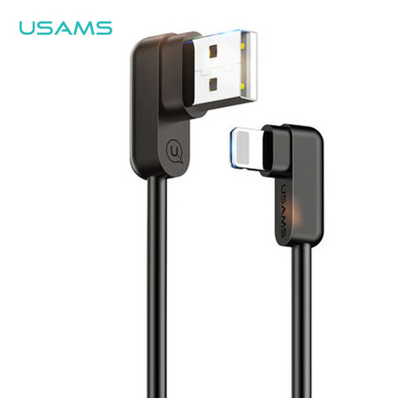 สายชาร์จ USAMS รุ่น US-SJ165 Lightning U-flow Series - Black