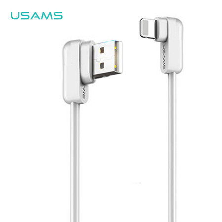 สายชาร์จ USAMS รุ่น US-SJ165 Lightning U-flow Series - White