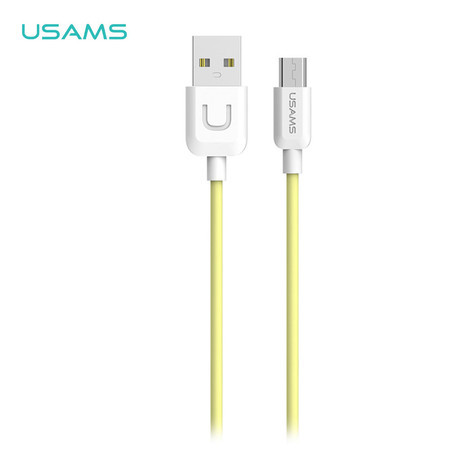 สายชาร์จ USAMS รุ่น US-SJ098 Micro USB Cable for Android 1m - Yellow