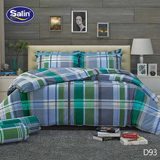 Satin ผ้านวม + ผ้าปูที่นอน ลาย D93 5 ฟุต