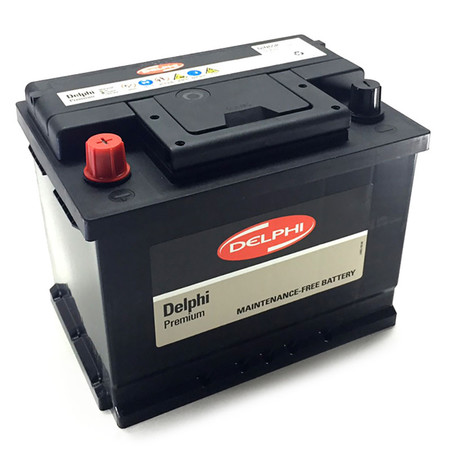 DELPHI แบตเตอรี่ สีดำ รุ่น DIN65R-SMF