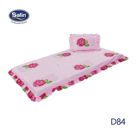 Satin ปิกนิก + หมอน ขนาด 3.5 x 6.5 ฟุต ลาย D84
