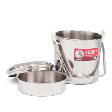ZEBRA หม้อหิ้ว Auto Lock 14 cm.