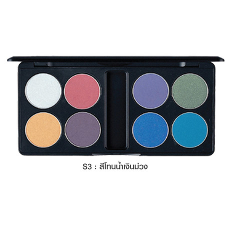 MTI Eyeshadow Palette Sign Collection 13.6 ก. #S3 สีโทนน้ำเงิน-ม่วง