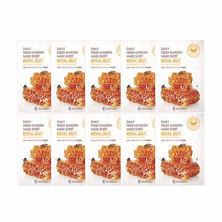 Skin Planet Daily Fresh Garden Mask แผ่น Royal Jelly (10 ชิ้น)