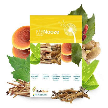 Herb Plus My Nooze (มายด์ นูซ) สารสกัดจากธรรมชาติบำรุงร่างกาย บรรจุ 45 แคปซูล