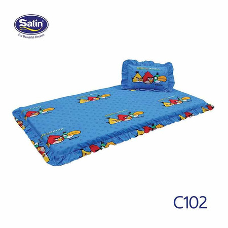 Satin Junior ปิกนิก + หมอน ขนาด 3.5 x 6.5 ฟุต ลาย C102