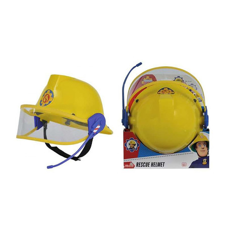 Firemam Sam Plastic Helmet W Microphone