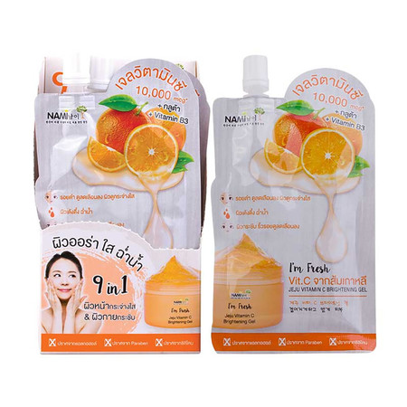 Nami Fresh Vit C Brightening Gel 30 ก. (แพ็ก 6)