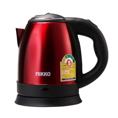 Nikko เดลี่ไลฟ์ กาต้มน้ำไฟฟ้า 1.2 ลิตร รุ่น NKEK-DL12RD สีแดง