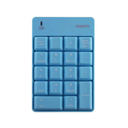 Mofii แป้นพิมพ์ตัวเลขไร้สาย 2.4 GHz รุ่น CRACKER Blue