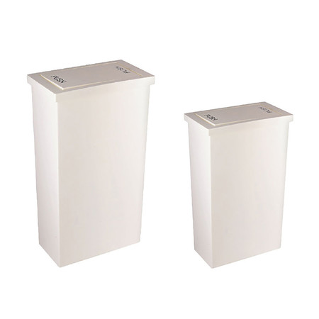 DKW HH-308/2 เซ็ต Slim swing bin 8 L + 20 L White