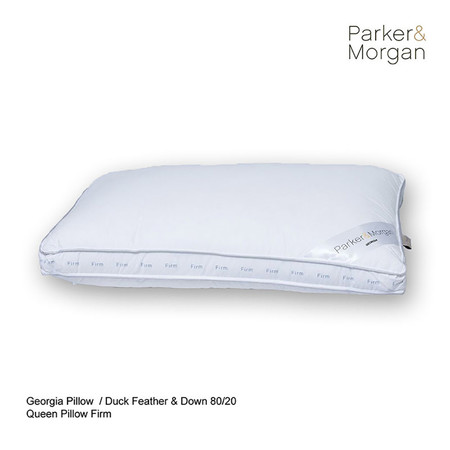 Parker & Morgan Georgia Duck Feather & Down 80/20 Pillow Queen ไซส์(นุ่มแน่น)