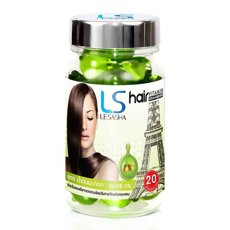 Lesasha(1แถม1)Hair Vitamin Olive Oil 20 Caps