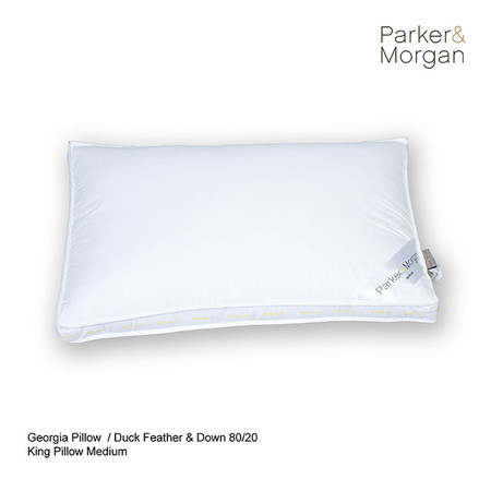 Parker & Morgan Georgia Duck Feather & Down 80/20 Pillow King ไซส์