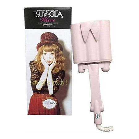 TSUYAGLA Wave เครื่องทำผมลอนเมอร์เมด by Kumicky ขนาด 26 มม. สีชมพู