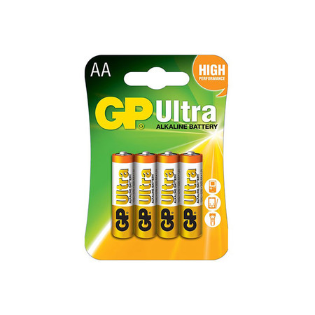 GP ถ่าน รุ่น Ultra Alkaline AA 4 ก้อน