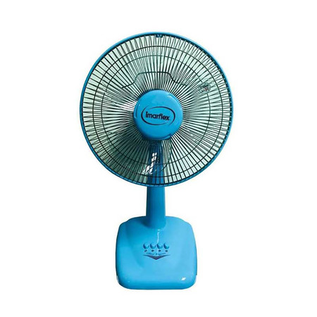 Imarflex พัดลมตั้งโต๊ะขนาด 12 นิ้ว รุ่น IF-962 ฟ้า