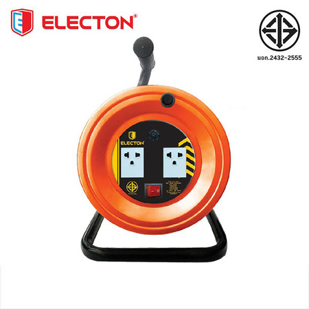 ELECTON ล้อชุดสายพ่วงไฟ มอก. VCT 3X2.5 30M เหล็ก รุ่น EN2-M32530