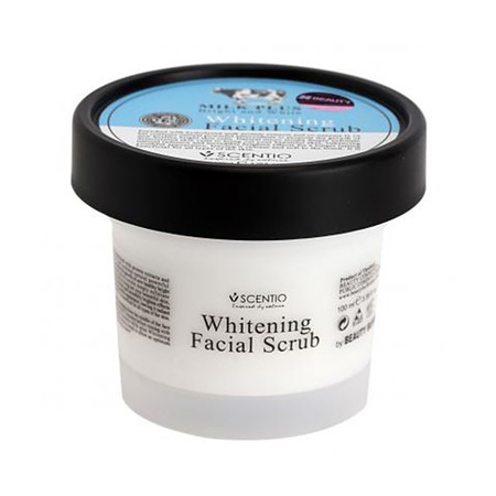 Beauty buffet Scentio MILK PLUS WHITENING Q10 FACIAL SCRUB 100 มล.