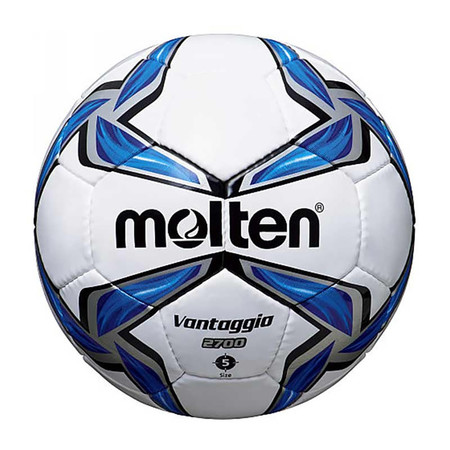 Thai Sports ฟุตบอล Molten หนังพียู (PU) เบอร์ 5 สีขาว/น้ำเงิน/ดำ รหัสสินค้า B2AF5V2700