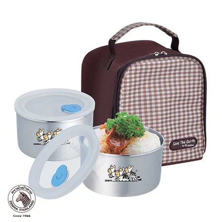 Zebra ชุดกล่องถนอมอาหาร 12 x 2 AIRTIGHT III คละลาย