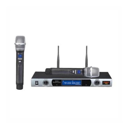 YUGO ไมโครโฟนไร้สายแบบถือ รุ่น UHF T2 Black