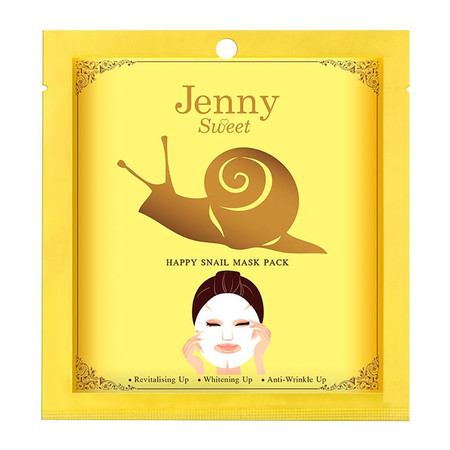 JENNY SWEET HAPPY SNAIL MASK แพ็ก 10