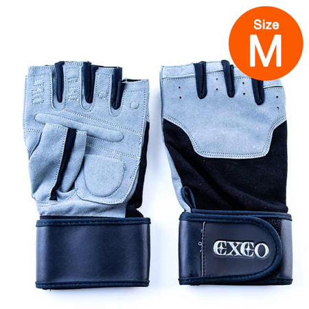 Thai Sports ถุงมือยกน้ำหนัก หนัง WL-1303 GREY/BLACK Size M