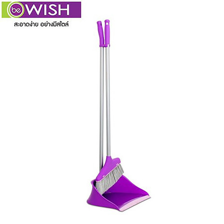 Be Wish ชุดโกยผงแบบพับเก็บพร้อมไม้กวาด