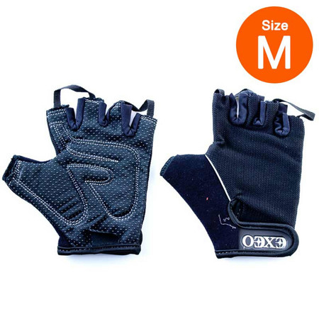 Thai Sports ถุงมือจักรยาน GL-7-74 BLACK วัสดุผ้า LYCRA Size M