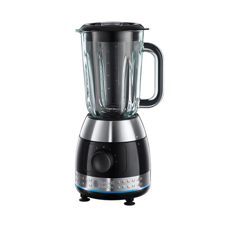 RUSSELL HOBBS เครื่องปั่นน้ำผลไม้ 850W รุ่น LLLUMINA JUG BLENDER 20230-56 (สีดำ)