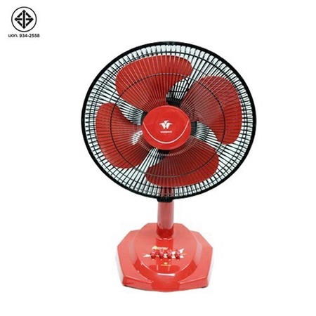 WASAKI พัดลมตั้งโต๊ะ 12 นิ้ว รุ่น ICON สีแดง