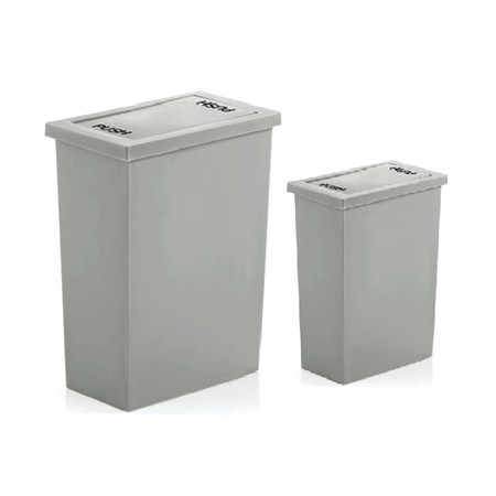 DKW HH-308/2 เซ็ต Slim swing bin 8 L + 20 L Gray
