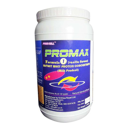 ProMAX Whey Protein formula 1 vanilla flavour จำนวน 1,000 ก.