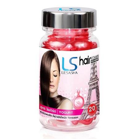 Lesasha(1แถม1)Hair Vitamin Yogurt 20 Caps
