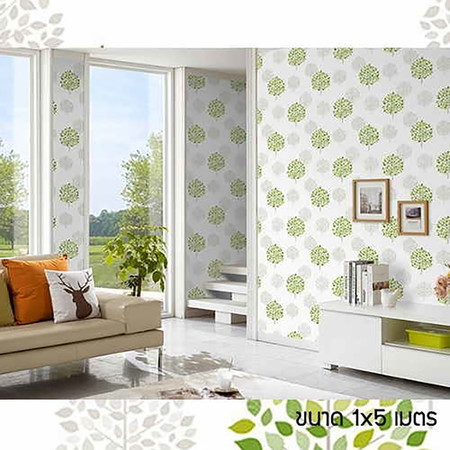 Wallpaper ป้องกันความร้อน ลาย LEMON TREE ขนาด 1x5 ม.