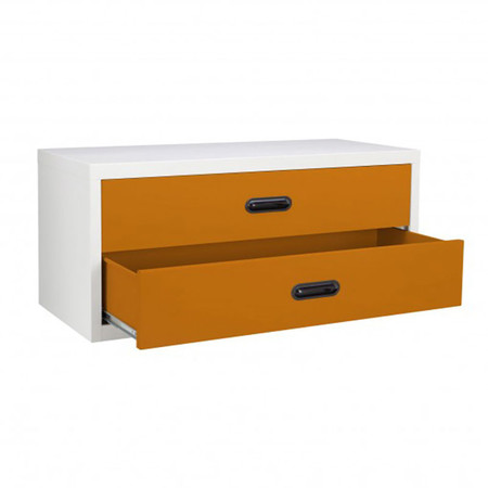 KIOSK-USB-4 ตู้ 2 ลิ้นชักเตี้ย รุ่น Uni-box