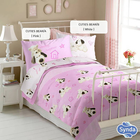 Synda ผ้าปูรัดมุม 3 ชิ้น 5 ฟุต CUTIES BEAR/B