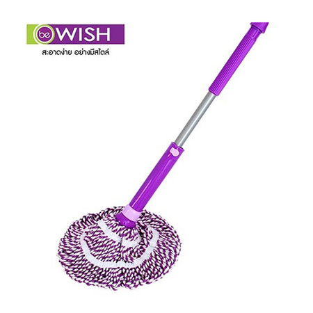 Be Wish ม็อบบิดล็อคผ่อนแรง (ไมโครไฟเบอร์) สีม่วง