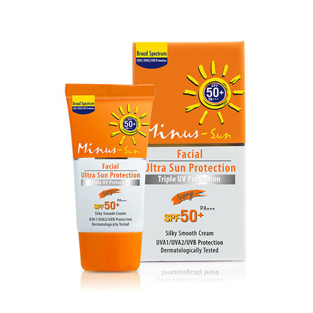 Minus Sun Facial Ultra Sun Protection SPF50+ PA++++15ก. #White