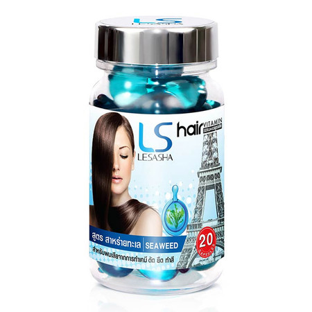 Lesasha(1แถม1)Hair Vitamin Seaweed 20 Caps