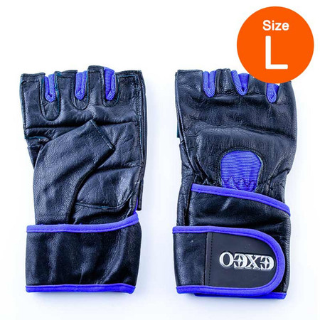 Thai Sports ถุงมือยกน้ำหนัก หนัง CG-17053 ROYAL BLUE/BLACK