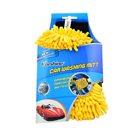 KARSHINE Car Washing Mitt ถุงมือไมโครไฟเบอร์