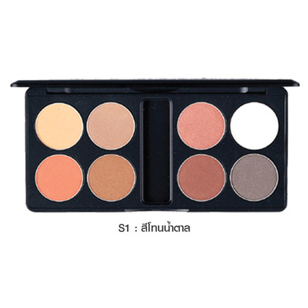 MTI Eyeshadow Palette Sign Collection 13.6 ก. #S1 สีโทนน้ำตาล