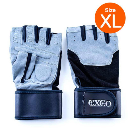 Thai Sports ถุงมือยกน้ำหนัก หนัง WL-1303 GREY/BLACK Size XL