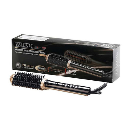 VALENTE TOOLS HAIR CURLING INFRARED HOT BRUSH