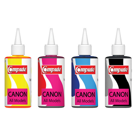 Compute หมึกเติม รุ่น แพ็ก 4 Colour For Canon