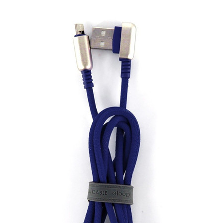 Eloop Charger Cable Micro USB S22 Blue
